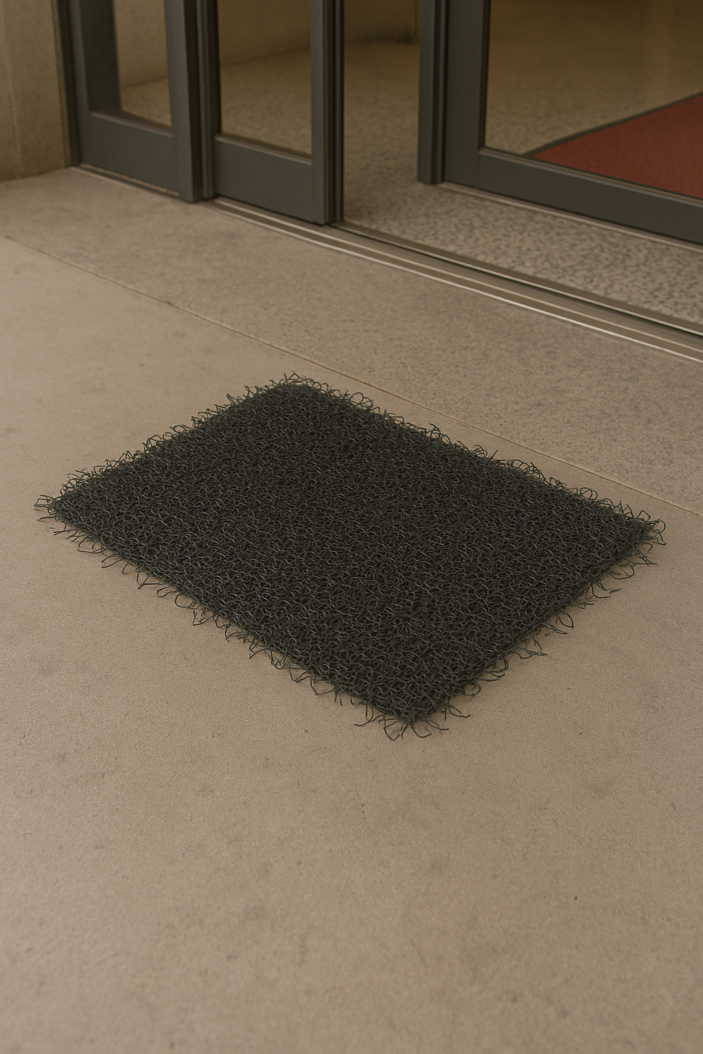 Tapis spaghetti noir