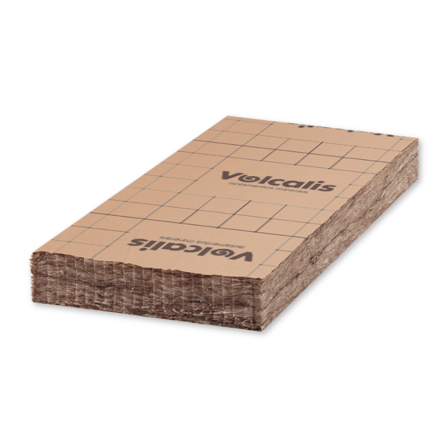 Laine minerale en panneau Kraft VOLCALIS